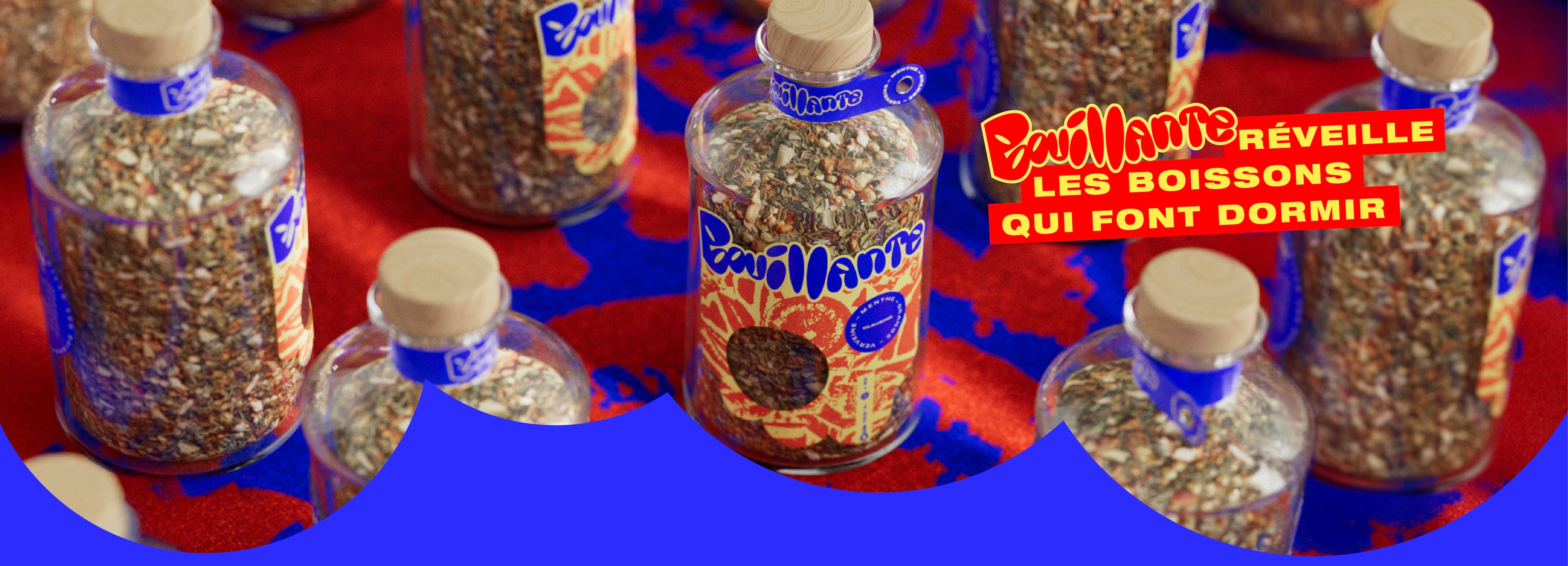 Bouteilles de tisanes Bouillante